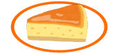 チーズケーキ！チーズの味が濃厚で最高！